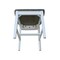 International Concepts Set of Two San Remo Splatback Chair, White/Heather Gray C05-10P - alternate 9